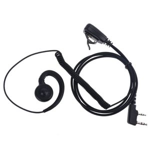 PTT MIC hörstycke Walkie Talkie Headset för Ken Trä TK3107 BAOFENG UV-5R BF-888S GT-3TP GT-3 bärbar radio