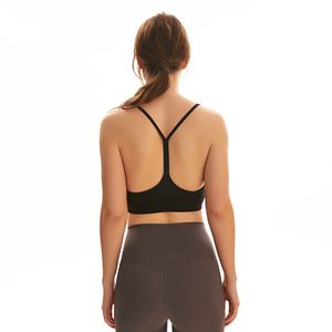 Yoga Sling Bh Y Y formade baksida Gymkläder Kvinnor Sport Bh Solid Color Samla Underkläder Running Workout Athletic Stuffsäker Fitness Lu Tank Tops