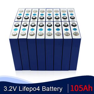 OYE 16Pcs 105Ah 3.2V LiFePo4 Battery Lithium iron Cell EVE RV solar energy storage 12V 24V 48V EV battery pack EU TAX FREE