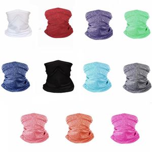 Cykelsmasker Bandanas Magic Scarf Multifunktionellt andningsbart huvudband Turban Fitness Tillbehör Vuxen Sport Ridning Ansiktsmask 11 stilar Ayl25