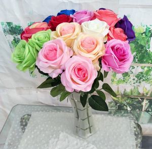 솔질 단일 장미, 결혼 선물, 가정 장식, 인공 꽃, 보습 LY076 장미