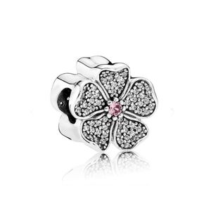 NEU 100 % 925er Sterlingsilber 1:1 Authentisch 791831NBP Funkelndes Apfelblüten-Charm-Armband Original Damenschmuck