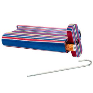 Ny Ankomst Färgrik Stripe Trä Dugout Kit Cambo Keramik En Hitter + Metallrör Cleaner Tool Dugout Case Tobacco Rökning Set Partihandel