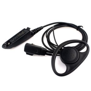 GP-328 D-Shape Earpiece Headset för Walkie Talkie Motorola GP328 / 338 GP340 PRO5150 Tvåvägsradio hörlurar