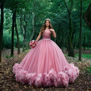 Sweet 16 Pink Quinceanera Dresses Off Shoulder Ruched Ball Gown Sweet 15 Dress Prom Gowns vestido de 15 anos quinceanera gown