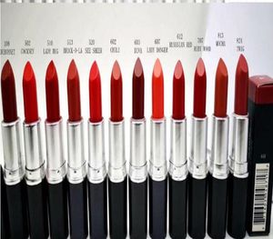 Il NUOVO rossetto di successo più venduto 12pcs del raso del raso di trucco di buona qualità CALDA TRASPORTO LIBERO