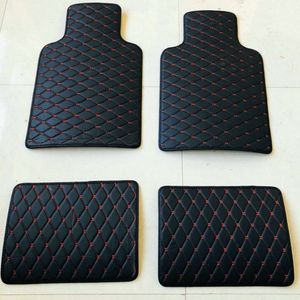 Universal Car Floor Mats 좌석 커버 소형 4 5 조각 세트 카펫 VW 골프 7 MK7 GTI R ESTATE 2013 LHD 맞춤형 PAD260R