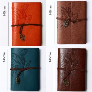 Creative Loose Leafs Notepads Bandages Rich Color Notebook Retro Leaf Travel Book School Supplie Students Stationery 4 8bb E2