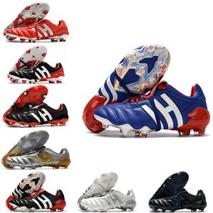 Erkekler Predator 20 Mutator Mania Tormentor Hızlandırıcı Elektrik Hassasiyet 20 X FG Futbol Ayakkabıları Koyu Futbol Botları Scarpe Da Calcio