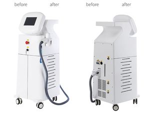 Estacionária diodo laser 808nm Laser Hair Laser Melhor indolor Soporano Removal Machine 808 Diode água de refrigeração e de ar de arrefecimento syste