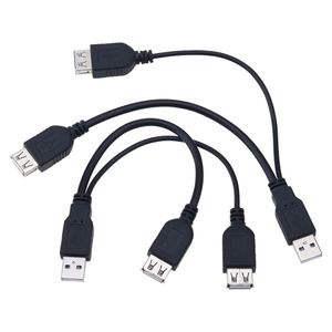 USB 2.0 Мужчина -2 до 2 двойного питания USB Удлинительное удлинительное кабельное шнур женского разветвителя для жестких дисков принтеры