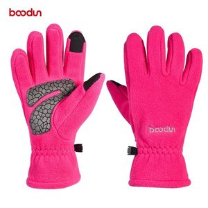 Men Women Touch Screen Glove 2020 Winter Cycling Gloves Thermal Fleece Warm Windproof Outdoor Sports Gloves Full Finger Bike Bicycle Gloves
