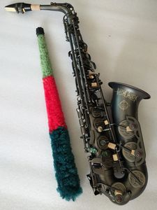 Neues Suzuki professionelles neues japanisches Saxophon Eb Alt Musik Woodwide Instrument Schwarz Nickel Gold Saxophon Geschenk mit Mundstück