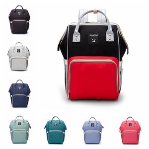 Diaper Bags Large Capacity Maternity Nappy Backpacks Travel Mummy Backpack Outdoor Desinger Nursing Bag Baby Care 16 Colors DW5971