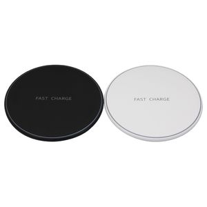 10W QI Wireless Fast Charger Ultra-tunn laddningsladdning för Xiaomi Samsung S8 S9 Obs 9 Mobiltelefonadapter