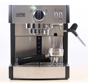 Máquina de café expresso profissional 15 bar thermoblock café latte cappuccino fabricante de aço inoxidável corpo e assim por diante