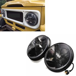 2020 7 Round LED Headlights 36w Led Headlamp For Land Cruiser FJ40