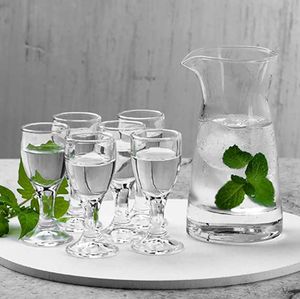Set di occhiali da mini shot set di vetro shot soju/set di sake/occhiali da porta/sono disponibili in una scatola regalo colorata, perfetta per gli alcolici