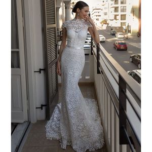 Verngo Mermaid Wedding dress Lace Bride Dress Elegant Wedding Gowns 2020 Wedding Dresses Bohemian Suknia Slubna