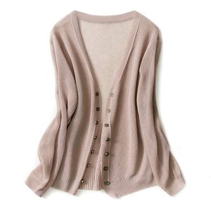 Ice Silk Knit Cardigan Women Short Section Summer Thin Shawl Hollow Out Air Conditioning Shirt V Collar Slim Wild Sun Shirt