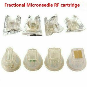 Substituição descartável 10/25/64/nano cabeça de pino ouro cartucho fracionário RF microneedle microneedling microagulha máquina cartuchos 4 pontas