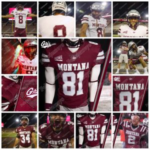 2020 Montana Grizzlies 12 Kris Brown 5 Garrett Graves 2 Camron Humphrey 11 Dalton Sneed 14 Ryan Arntson NCAA College Football Jersey