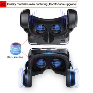 Occhiali per realtà virtuale 3D versione pro Freeshipping VR + Gamepad per telecomando senza fili Bluetooth intelligente