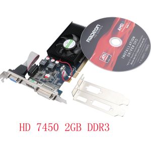 Venta al por mayor de ENVÍO MQX ATI Radeon HD 7450 2GB HDMI DVI VGA PCI-E tarjeta de vídeo de EE.UU.