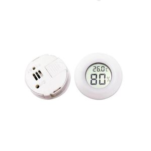 Compact LCD Digital Thermometer Hygrometer - Portable Humidity and Temperature Monitor for Fridge Freezer