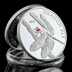 2012 Elizabeth II Tokelau Dragonfly Dollar Craft oz Silver Plated Coin Collection