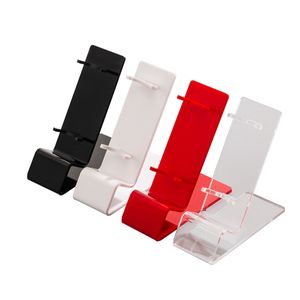 Akryl Display Stand Shelf Holder Base Vape Rack Show för engångsångare Vape Pen Battery and Pods Catron Kit 4 Colors DHL