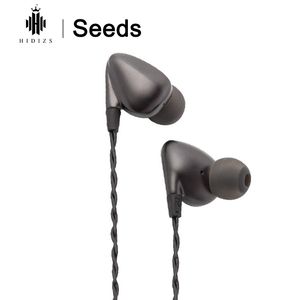 Hidizs Tohumları HIFI Dinamik Kulak Kulaklık Yüksek Çözüm IEM ile 5N Oksijensiz Bakır 3.5 / 2.5mm Dengeli Kablo Alüminyum Alaşımlı