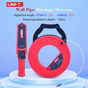Industriella metalldetektorer UNI-T UT661A UT661B vägg PVC-järnrörsblockeringsdetektor Diagnostik-verktygsskannerledare som blockerar Clogging Plumb