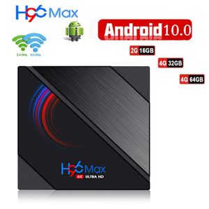 H96 MAX H616 Allwinner Android 10.0 TVボックス2.4G5G WiFi BT4.0スマートセットトップボックスメディアプレーヤー