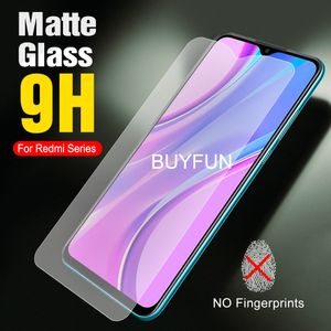 9H Matte Safety Glass For Xiaomi Redmi 9 9c 9a Screen Protector On For Redmi 9 9c 9a Protective Tempered Glass Matte Full Cover