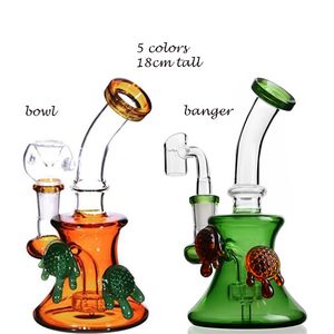 beaker bong water pipes smoking accessory Hookahs heady dab rigs thick glass water bongs bowl pieces chicha with 14mm banger