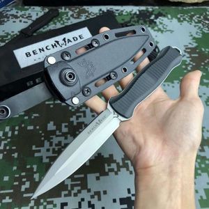 BENCHMADE Infidel 133 Double-edged Tactical Stright knife Fixed Blade knife Outdoor Camping BM133 601 BM 5700 3400 4400 knife Free shipping