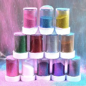 20g Glitter Powder for Lip Gloss DIY Lipgloss Base Gel Tools Versagel Shimmer Face Glitter Makeup Use 12 Colors