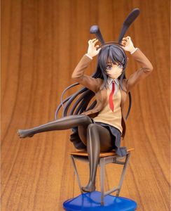 Seishun Baba Yaro Mai Sakurejima PVC Figuras de acción sexy niña anime colección conejito niña modelo juguetes regalo en venta