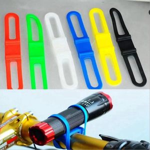 Fahrradband, Flaschenbefestigung, Fahrrad, Radfahren, Taschenlampe, Riemenhalterung, elastischer Silikon-Telefon-Verbandhalter, CYZ2763, 300 Stück