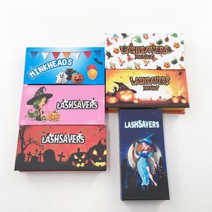 Holloween Lash Box卸売まつげ包装箱自然なまつげ手作り25mmミンクのフラッシュ空のラッシュボックス