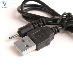 500pcs/lot High Speed USB to DC2.0 DC 2.0mm black Power Cable 2mm port USB charging cable 70 cm for Nokia N78 N73 N82