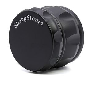 Sharpstone Grinders smoking accessories 63MM 4 LAYERS New Style Concave Herb Grinder Diameter Zinc Alloy Diamond Shape Chamfer Side