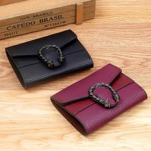 Short Stitching Female Wallet Ladies Large Capacity Women Clutch Bag Multi-function Folding Wallets Cion Purse for Girls