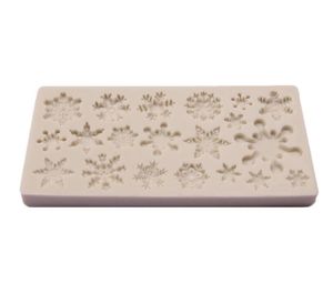 Christmas Snowflake Pattern Silicone Mold Chocolate Cake Mold Baking Non-stick And Heat-resistant Kitchen Handmade Tools XB1