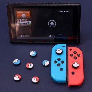 Thumb Grip Grips Joystick Cap Cover Thumbstick Caps för NS Switch Joy-Con Silikon Ej glidande handtagsknapp Högkvalitativt snabbfartyg