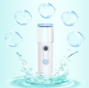 Nano Mist Sprayer Face Body Nebulizer Steamer Mini Moisturizing Handheld Portable Hydrator Sprayer Skin Care Face Spay Tools EEA1685-B