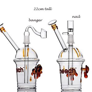 Tortoise Glass Bong Dome Nail Heady Oil Rigs Hookahs Röker vatten Pipe Bubbler Recycler Dabs Rigs Percolator