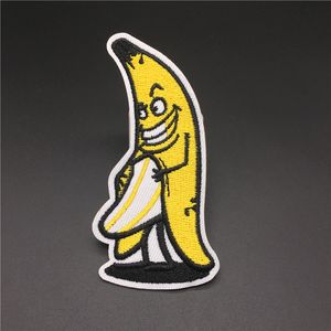 Симпатичные банана Размер: 4.3x8.9см Hippie Вышитые патчи на одеждах Наклейки DIY Швейные Патч Применение для одежды