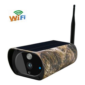 WiFi Camera Waterproof Outdoor Solar Battery Power 1080P 2.0MP PIR Motion Recording Surveillance Security Video Indoor IP Cameras